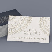 YOGA Meditation Instructeur Loyalty Punch Mandala