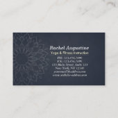 Yoga Meditation Instructor Class Pass Loyalty Kaar (Achterkant)