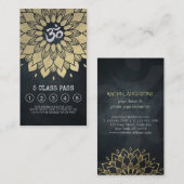 Yoga Meditation Instructor Class Pass Loyalty Kaar (Voorkant / Achterkant)