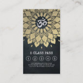 Yoga Meditation Instructor Class Pass Loyalty Kaar (Voorkant)