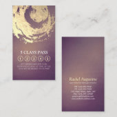 Yoga Meditation Instructor Class Pass Loyalty Kaar (Voorkant / Achterkant)