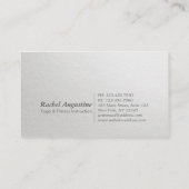 Yoga Meditation Instructor Class Pass Loyalty Kaar (Achterkant)