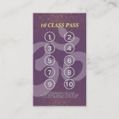 Yoga Meditation Instructor Class Pass Loyalty Kaar (Voorkant)