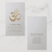 Yoga Meditation Instructor Class Pass Loyalty Kaar (Voorkant / Achterkant)