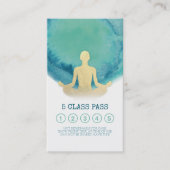 Yoga Meditation Instructor Class Pass Loyalty Kaar (Voorkant)