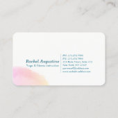 Yoga Meditation Instructor Class Pass Loyalty Kaar (Achterkant)