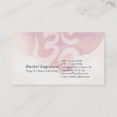 Yoga Meditation Instructor Class Pass Loyalty Kaar (Achterkant)