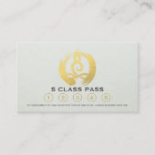 Yoga Meditation Instructor Class Pass Loyalty Kaar (Voorkant)