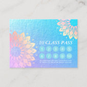 Yoga Meditation Instructor Class Pass Loyalty Kaar (Voorkant)