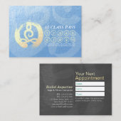 Yoga Meditation Instructor Class Pass Loyalty ZEN (Voorkant / Achterkant)