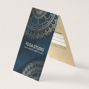 Yoga Meditation Instructor Gold Mandala Prijslijst Visitekaartjes
