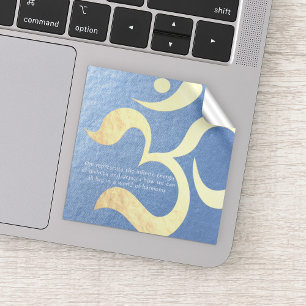 Yoga Meditation Instructor Life Coach OM-offertes Sticker