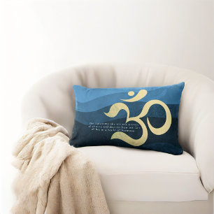 Yoga Meditation Instructor Life Coach OM Quotes Lu Kussen