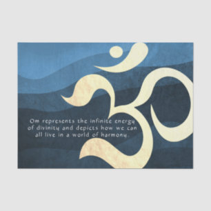Yoga Meditation Instructor Life Coach OM Quotes Ti Tissuepapier