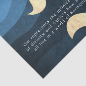 Yoga Meditation Instructor Life Coach OM Quotes Ti Tissuepapier (Detail)