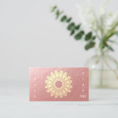 Yoga Meditation Instructor Mandala Loyalty Punch (Staand voorkant)