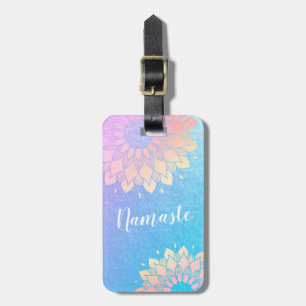 Yoga Meditation Instructor Roos Gold Foil Mandala Bagagelabel