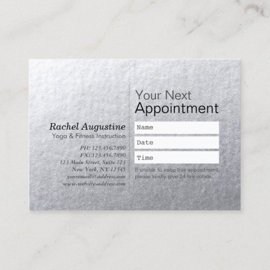 Yoga Meditation Instructor Tree Class Pass Loyalty (Achterkant)