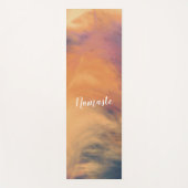 Yoga Meditation Instructor Waterverf Sunset Sky Yogamat (Voorkant)