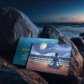 Yoga Meditation Moon Light Sky Ocean 10 Class Pass Afsprakenkaartje