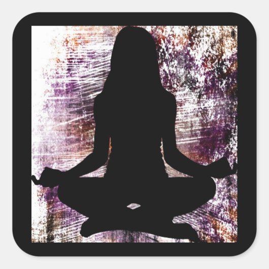 Yoga Meditation OHM Stickers (Voorkant)
