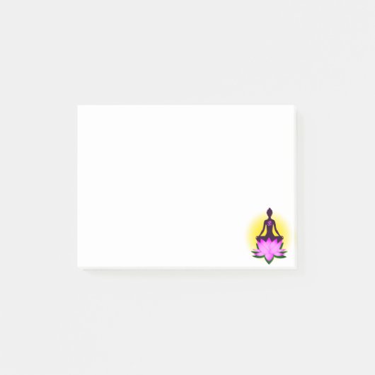 Yoga meditation post-it® notes (Voorkant)