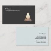 Yoga Meditation Posture Visitekaartje (Voorkant / Achterkant)