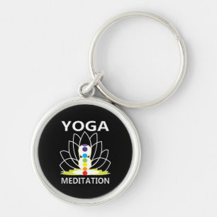 Yoga Meditation Sleutelhanger