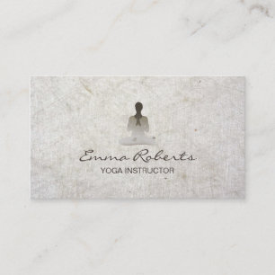 Yoga & Meditation Wellness Salon  papier Visitekaartje
