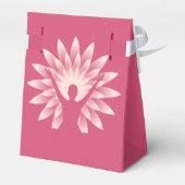 Yoga meisje bedankdoosjes (Achterkant)