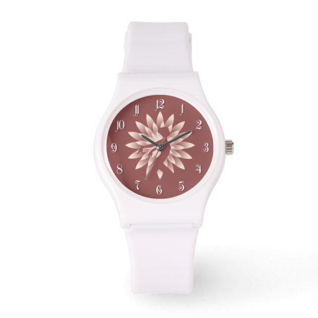 Yoga meisje horloge (Voorkant)