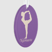 Yoga meisje ornament (voorkant)