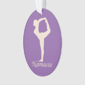 Yoga meisje ornament (voorkant)