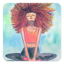 Yoga Meisje Serenity Art