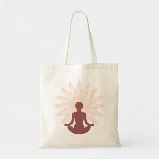 Yoga meisje tote bag (Voorkant)