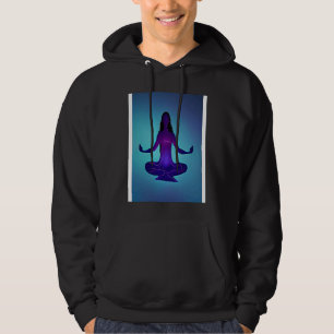 Yoga Meisje Vrouw Zonnegroet Meditatie Chakra Hoodie