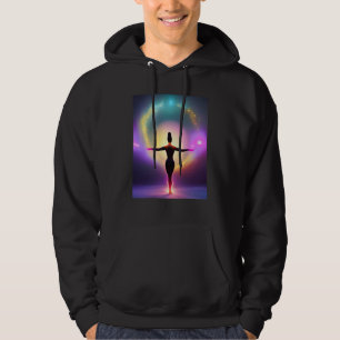 Yoga Meisje Vrouw Zonnegroet Meditatie Chakra Hoodie