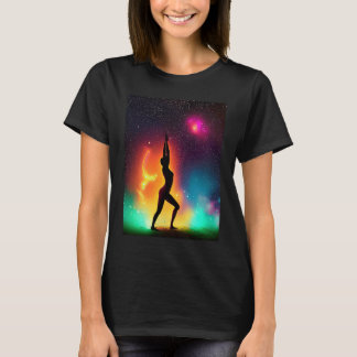 Yoga Meisje Vrouw Zonnegroet Meditatie Chakra T-shirt