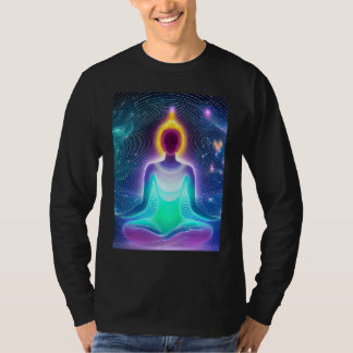 Yoga Meisje Vrouw Zonnegroet Meditatie Chakra T-shirt