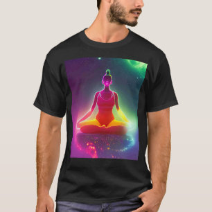 Yoga Meisje Vrouw Zonnegroet Meditatie Chakra T-shirt