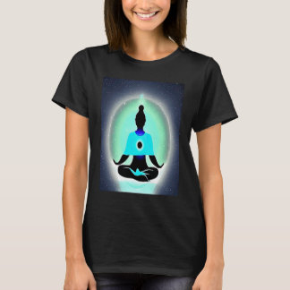 Yoga Meisje Vrouw Zonnegroet Meditatie Chakra T-shirt