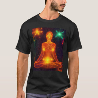 Yoga Meisje Vrouwelijke Zonnegroet Meditatie Chakr T-shirt