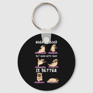 Yoga Met Honden Is Beter Puppy Yoga Sleutelhanger