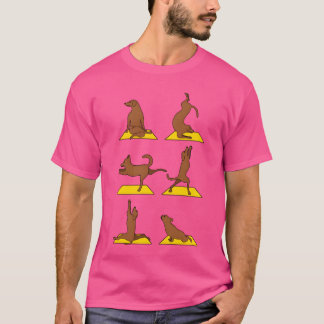 Yoga Met Hondenmeditatie Honden Vriend T-shirt