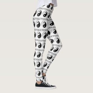 Yoga met Yin Yang Symbool Leggings