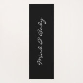 Yoga Mind Body Mindfulness Yoga Mat (Achterkant)