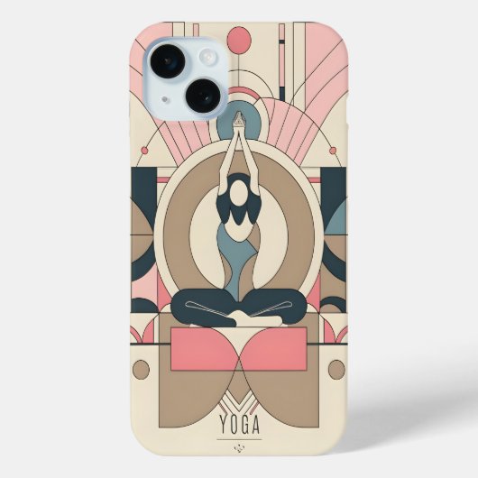 Yoga Mindfulness coque iphone pacifique minimalist (Verso)