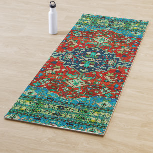 Yoga Modèle de tapis coloré persan pour motif 2