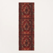 Yoga Modèle de tapis oriental en rouge foncé (Devant)