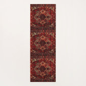 Yoga Modèle de tapis oriental en rouge foncé (Dos)